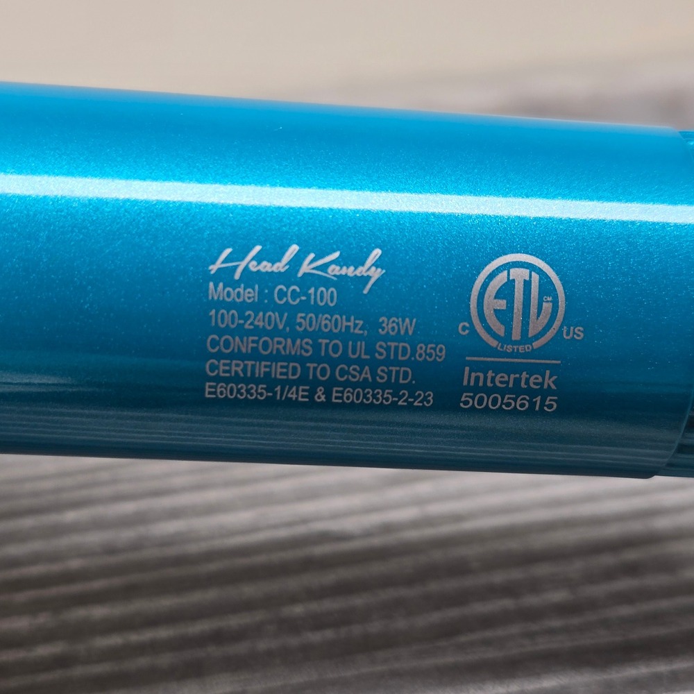 Head Kandy The Rebound All In One Hair Styler - Teal Blue 280-430F, Model CC-100 - Picture 10 of 11